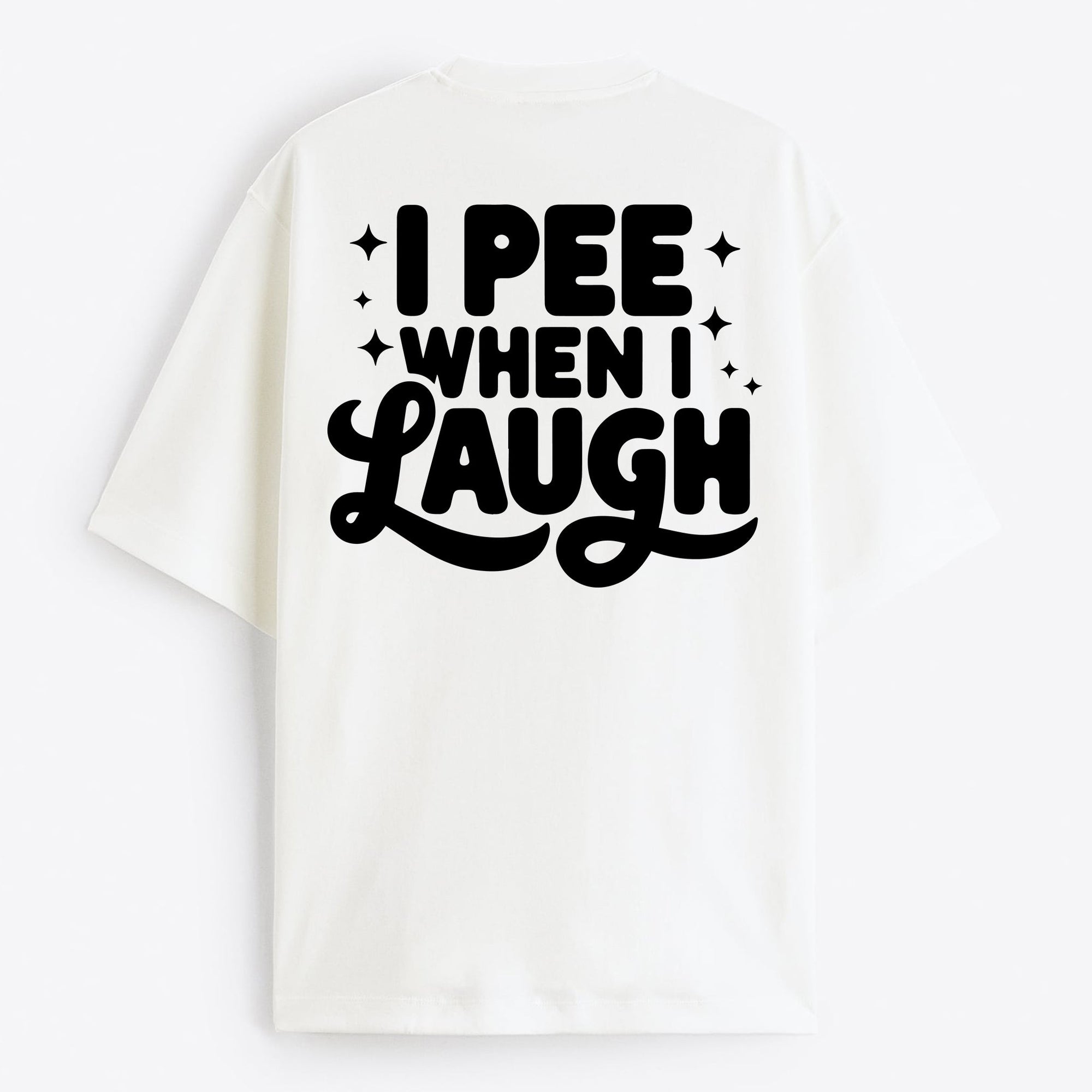 "I Pee When I Laugh" Oversize T-Shirt - USA