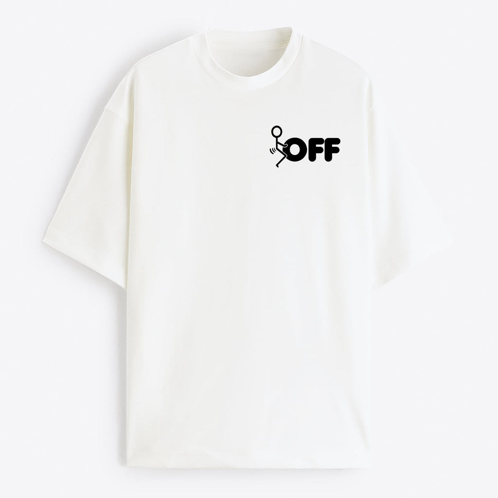 "F*ck Off Minimalist" Oversize T-Shirt - USA