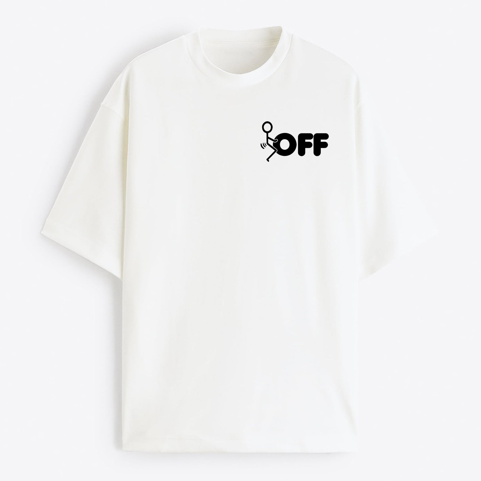 "F*ck Off Minimalist" Oversize T-Shirt - USA