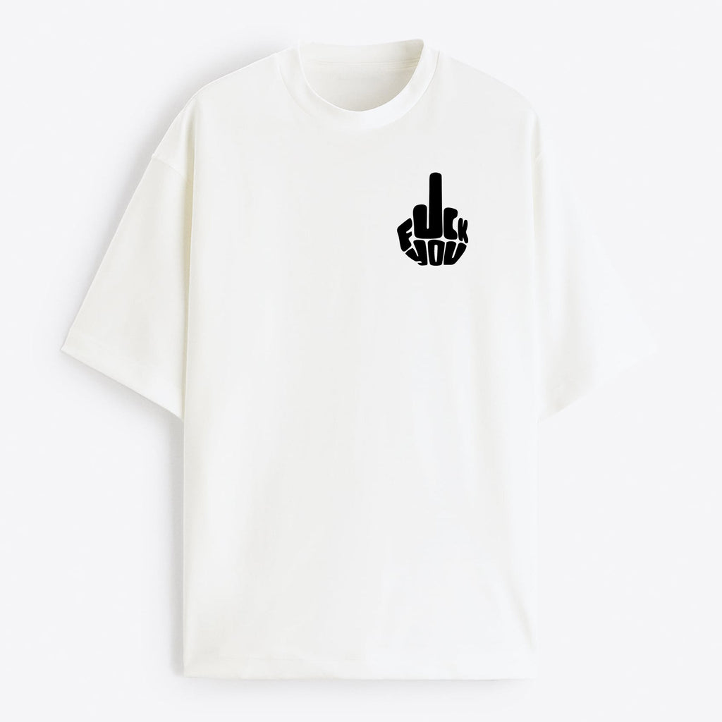 "Minimalist F*ck You" Oversize T-Shirt - USA