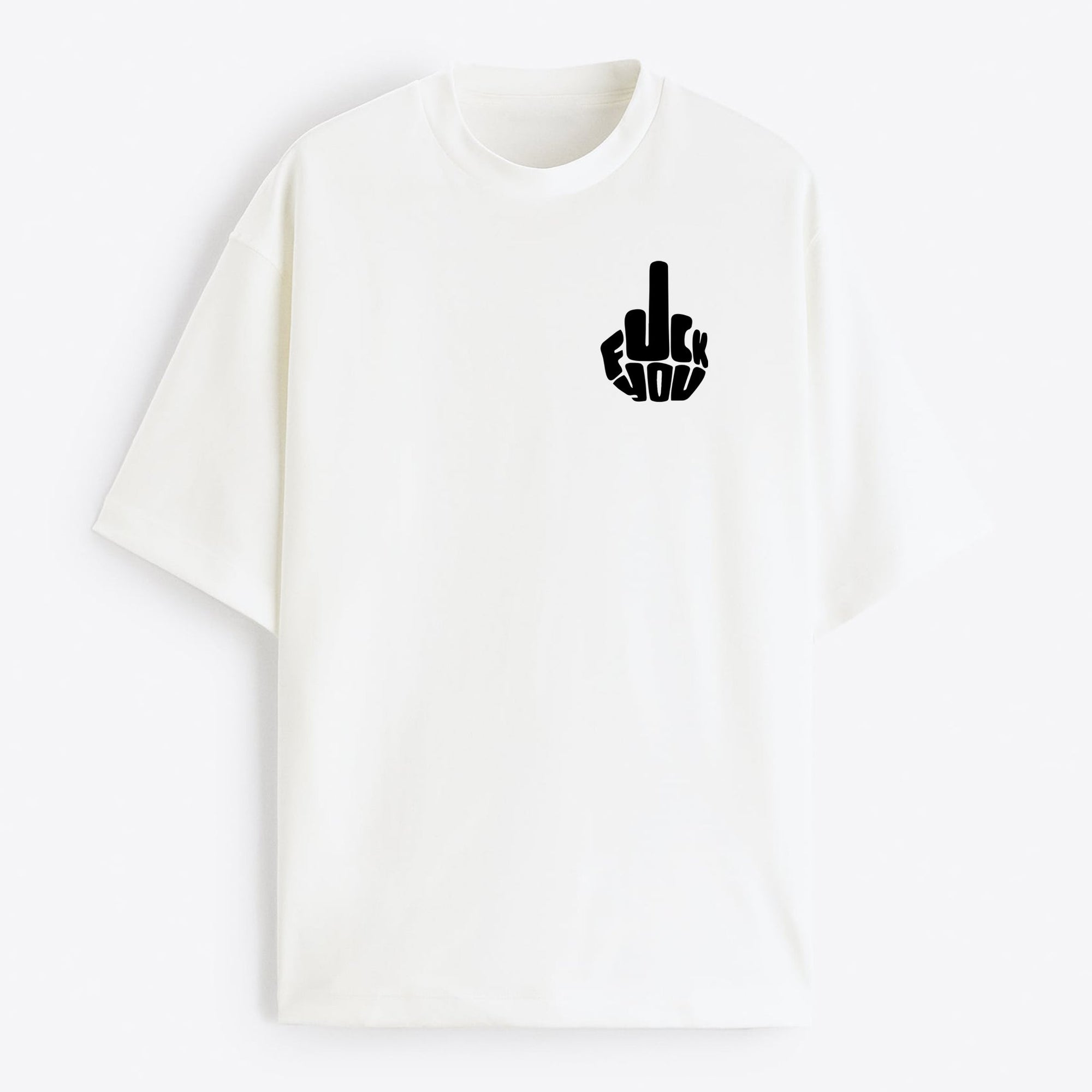 "Minimalist F*ck You" Oversize T-Shirt - USA