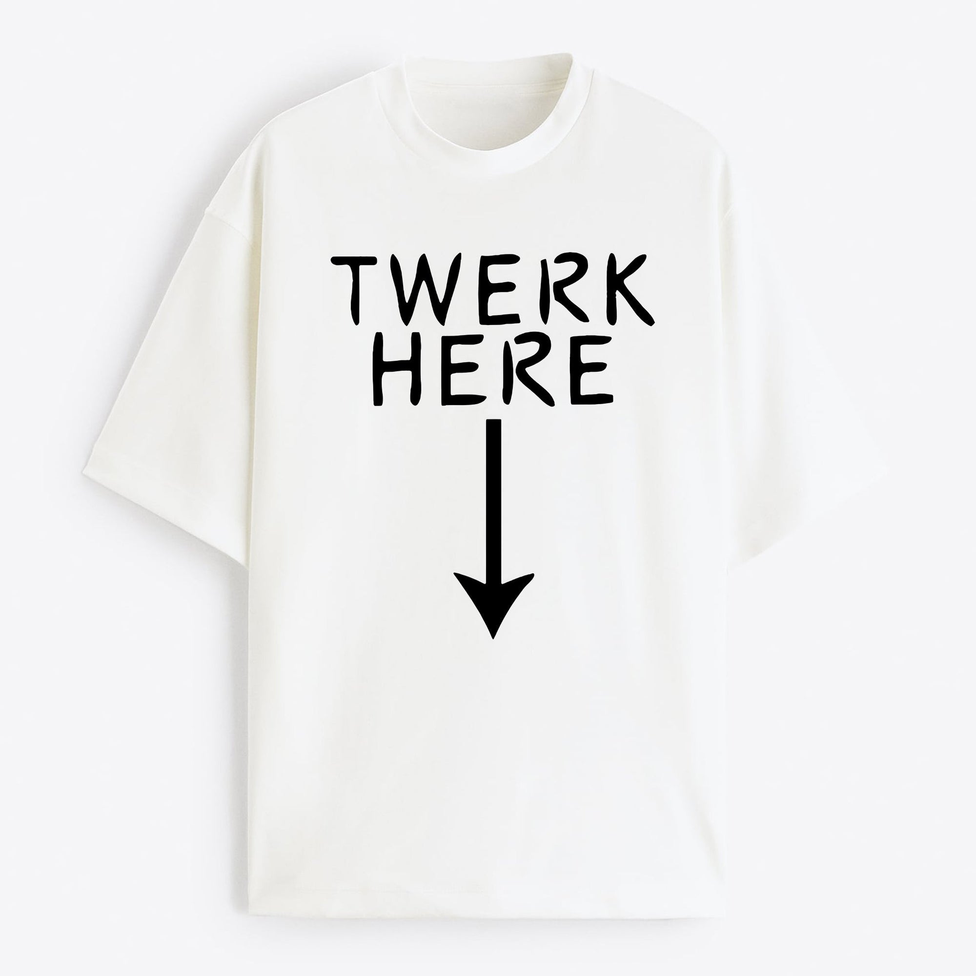"Twerk Here" Oversize T-Shirt - USA