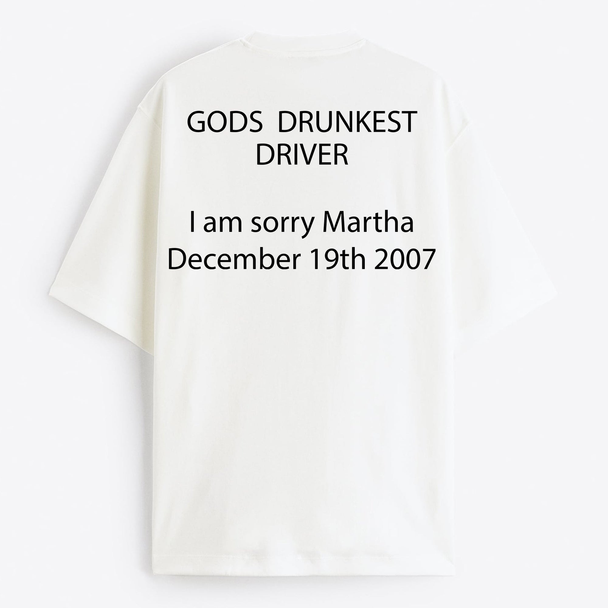 "God Drunkest Driver" Oversize T-Shirt - USA