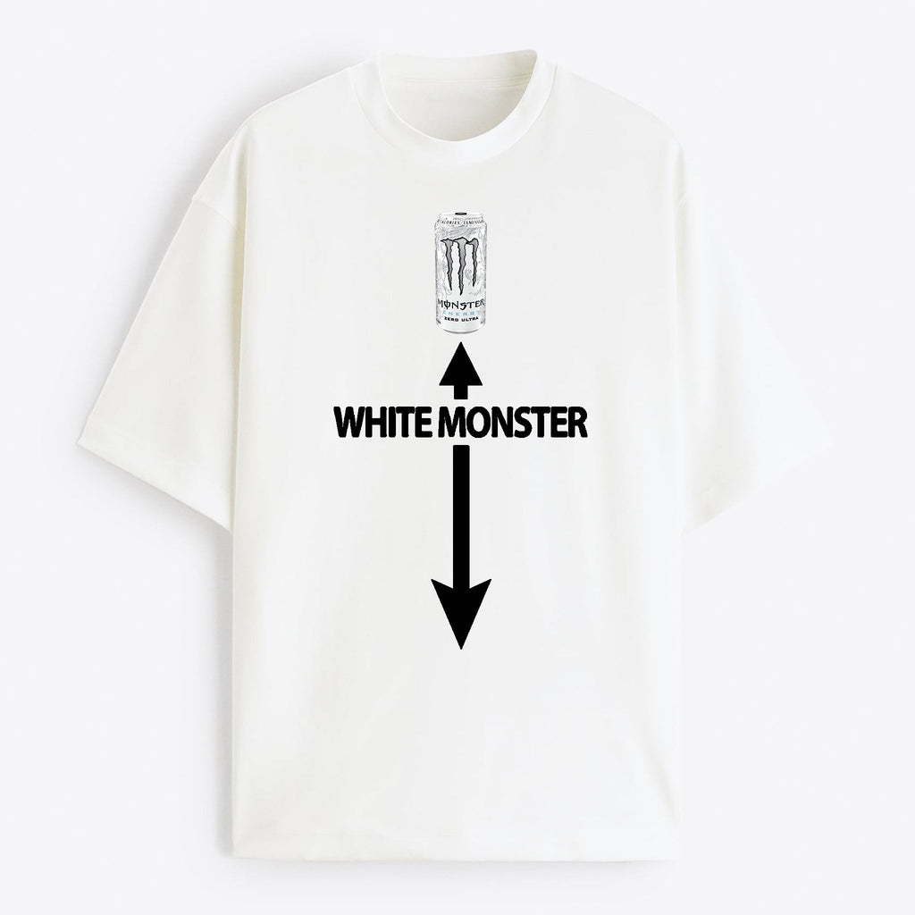 "White Monster" Oversize T-Shirt - USA