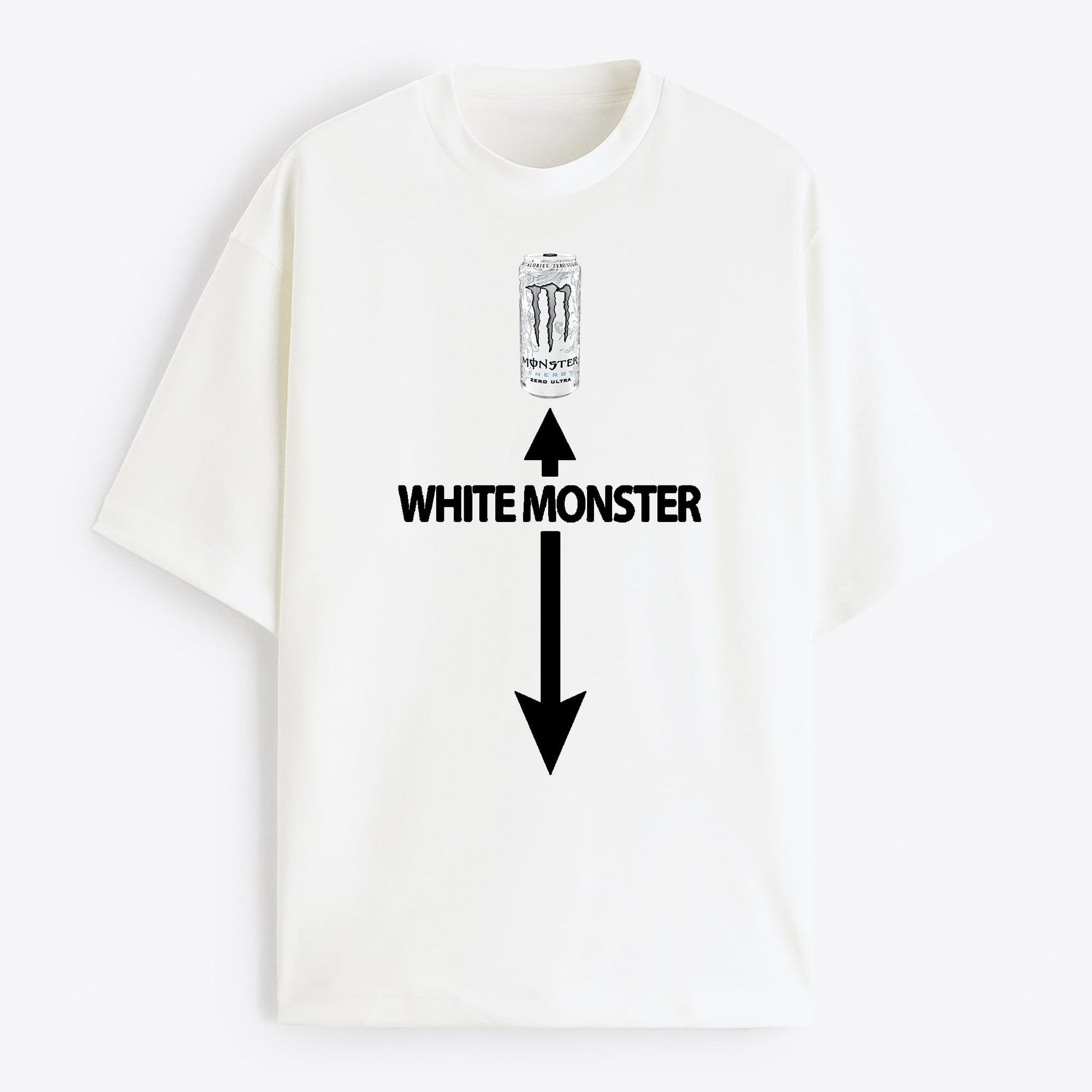 "White Monster" Oversize T-Shirt - USA
