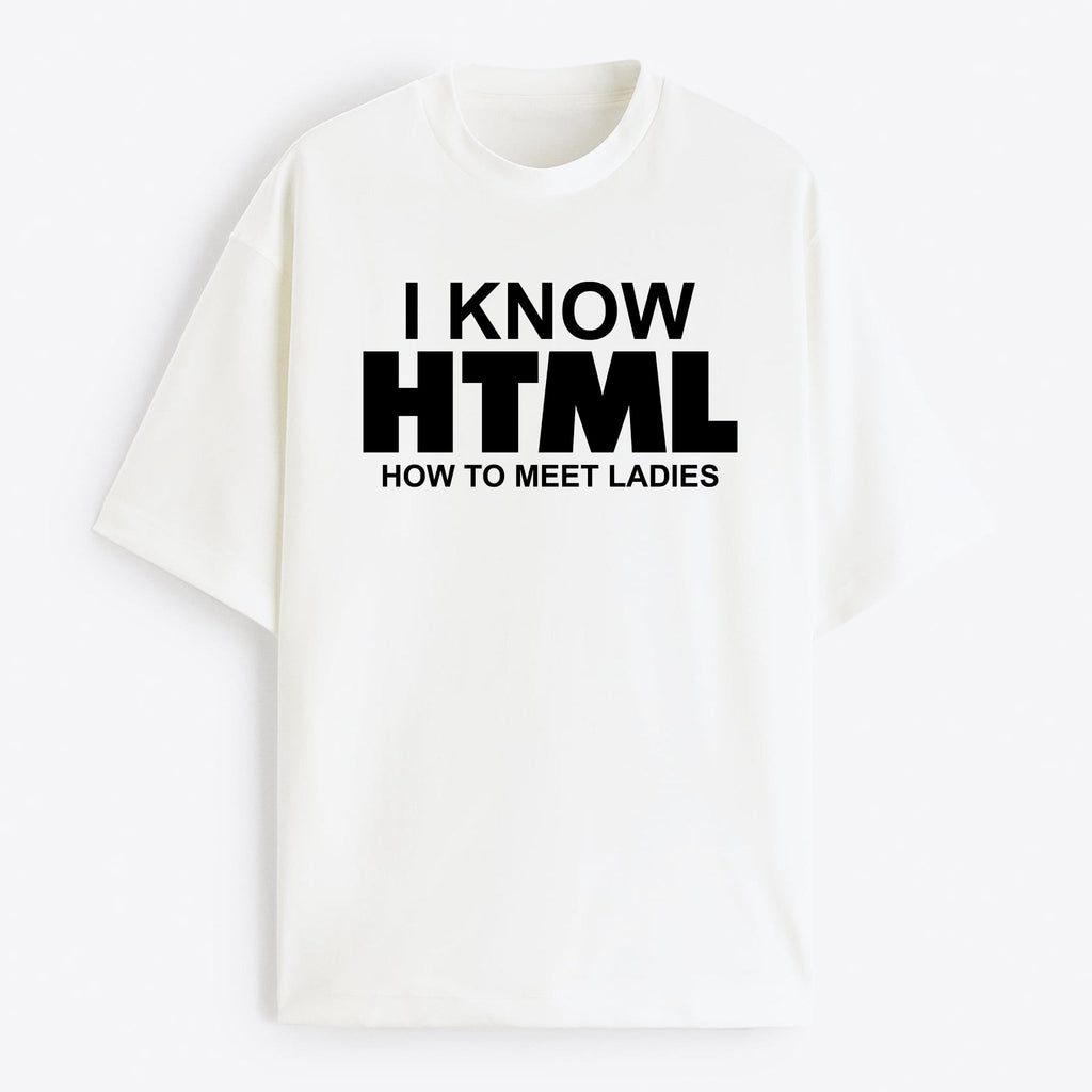 "HTML" Oversize T-Shirt - USA
