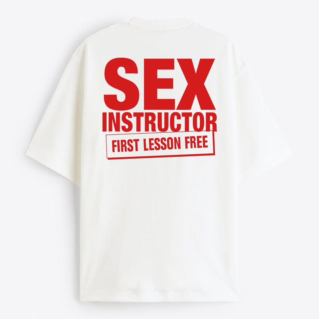 "Sex Instructor" Oversize T-Shirt - USA