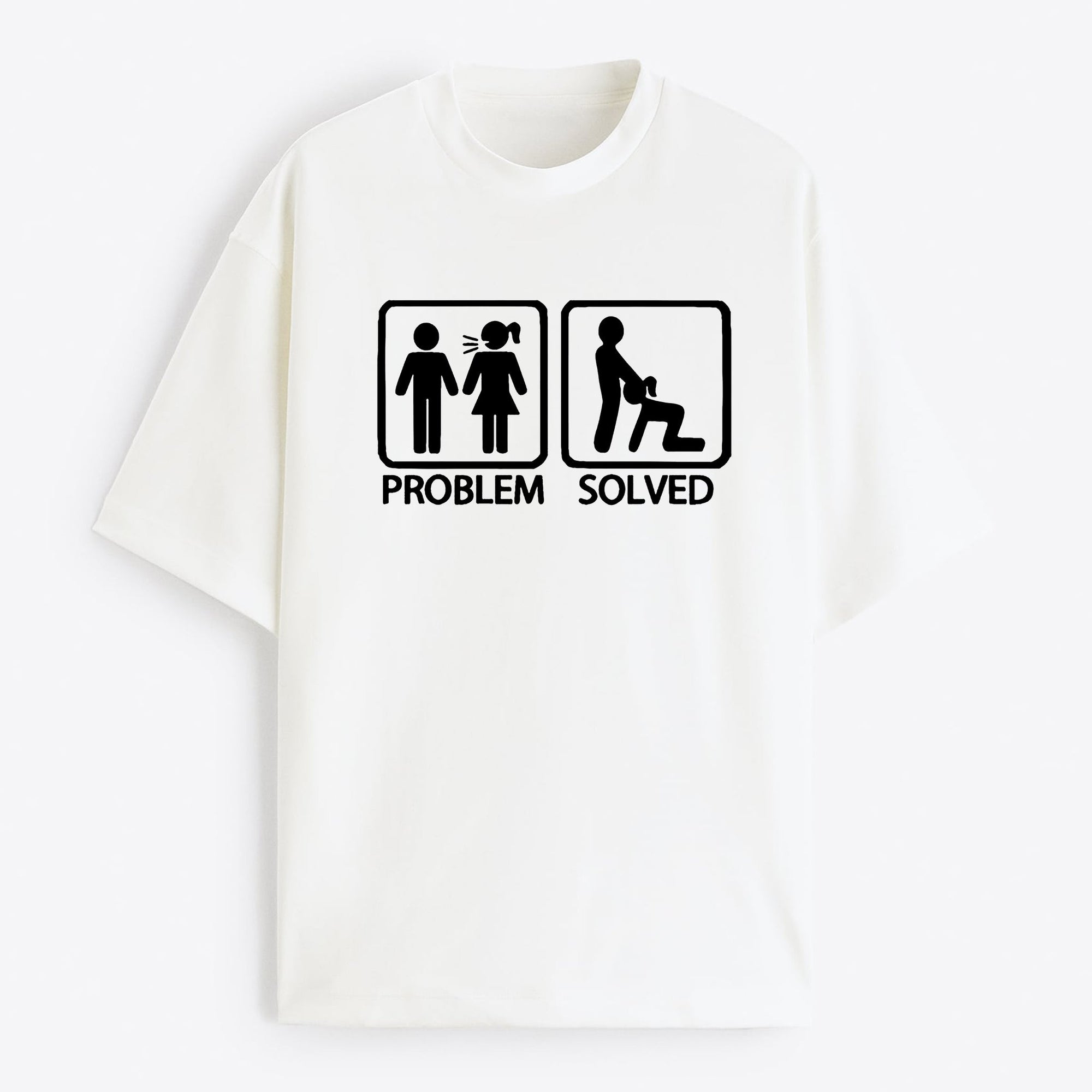 "Problem Solved" Oversize T-Shirt - USA