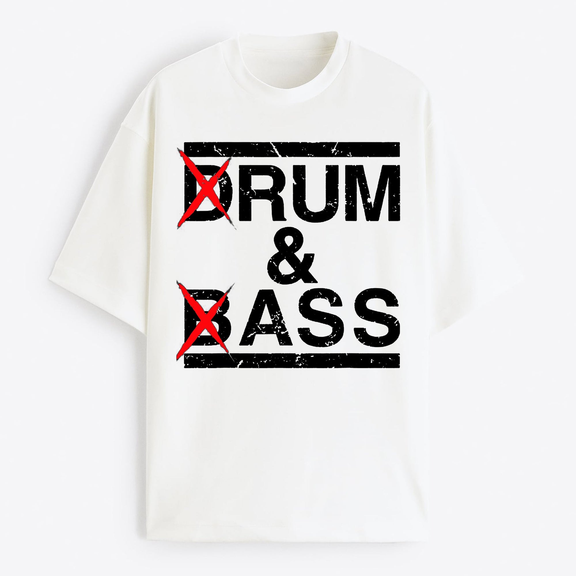 "Drum and Bass" Oversize T-Shirt - USA