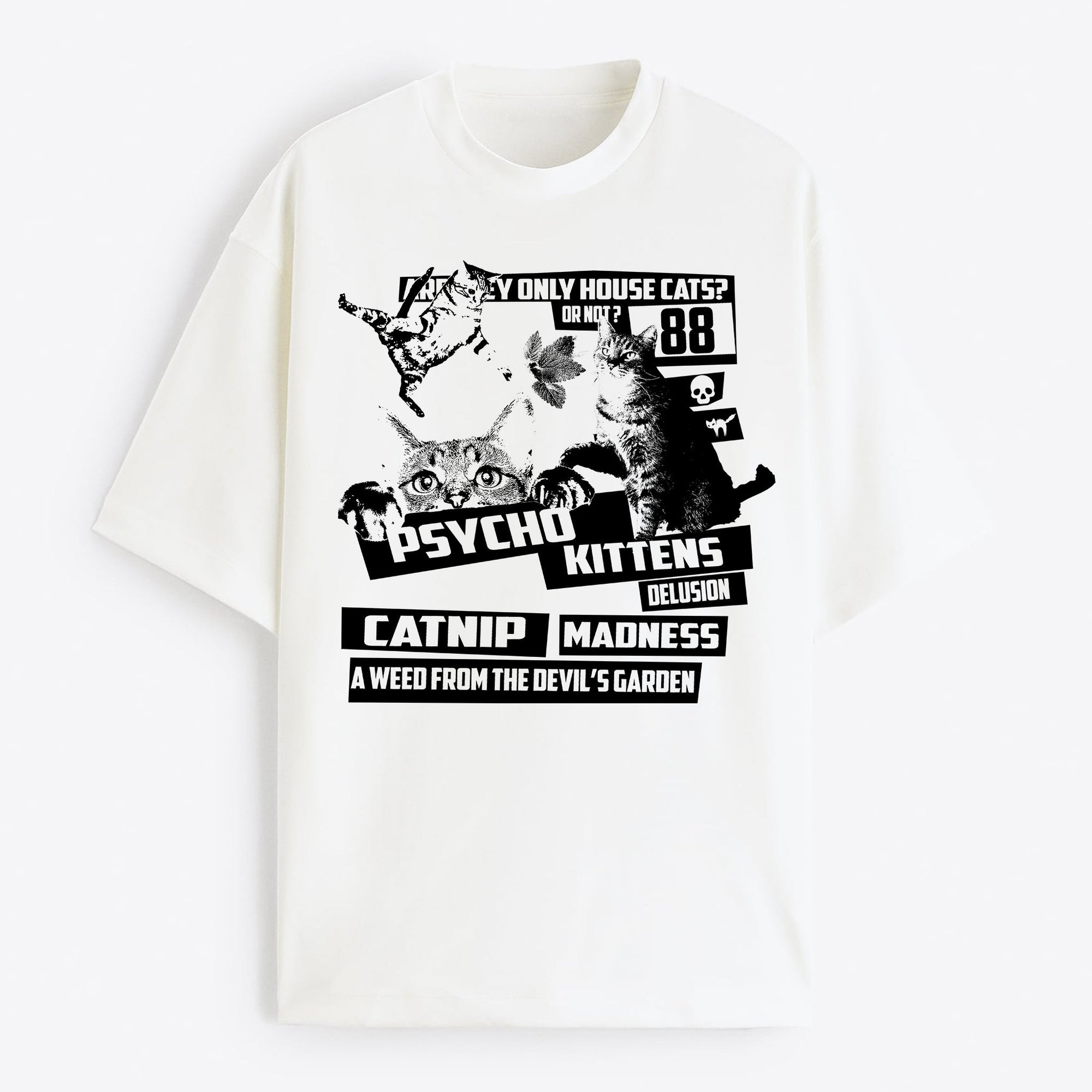 "Catnip Madness" Oversize T-Shirt - USA