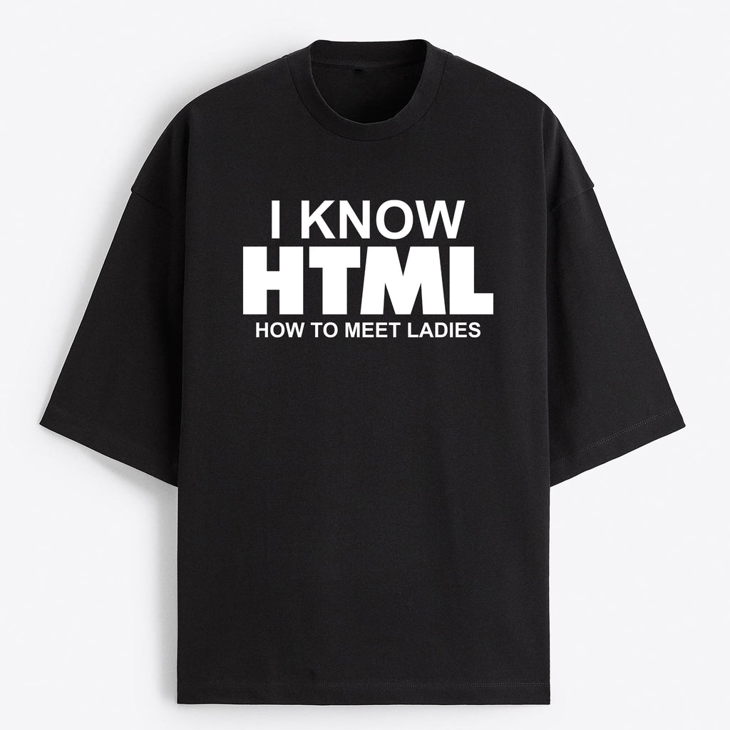 "HTML" Oversize T-Shirt - USA