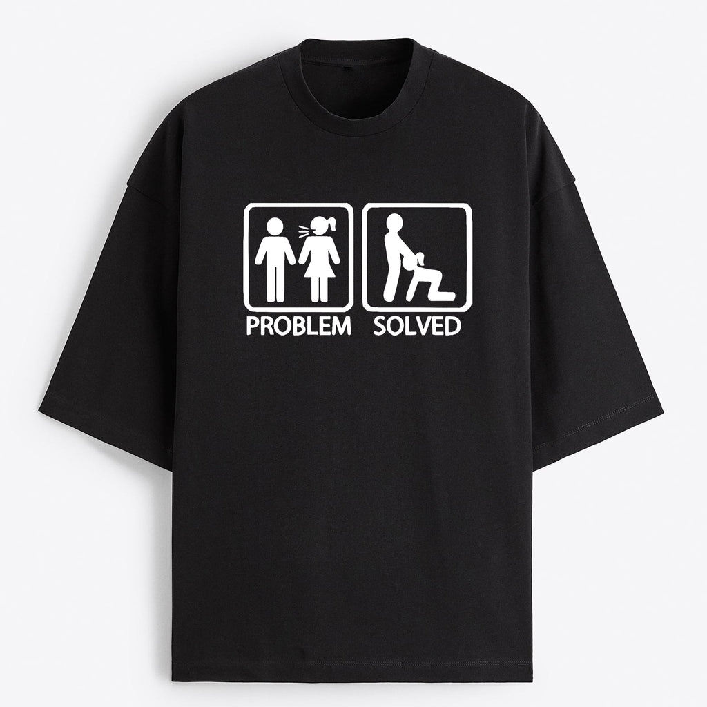 "Problem Solved" Oversize T-Shirt - USA