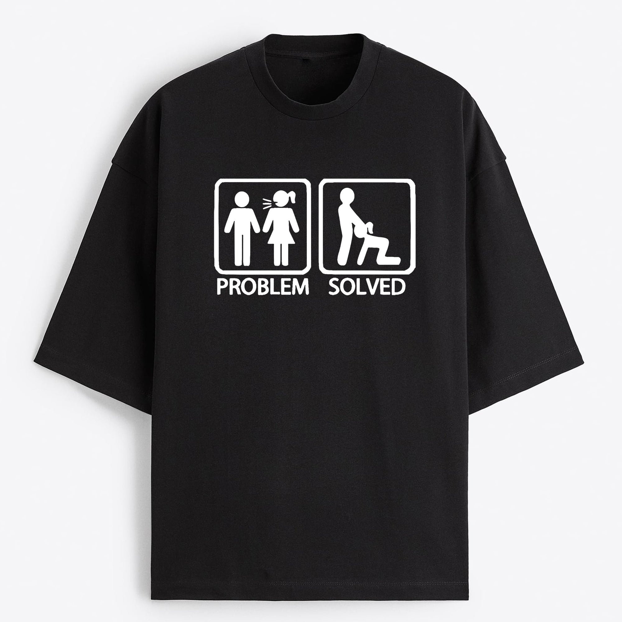"Problem Solved" Oversize T-Shirt - USA