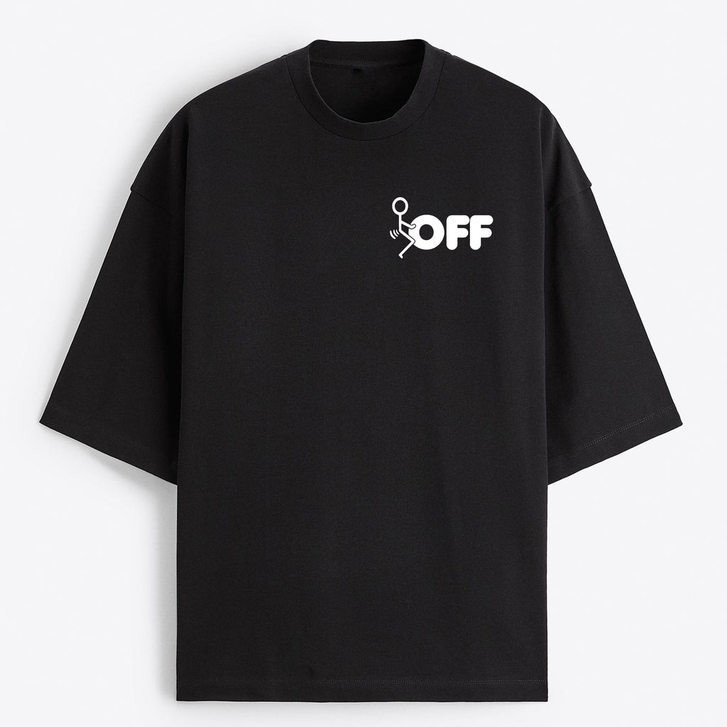 "F*ck Off Minimalist" Oversize T-Shirt - USA