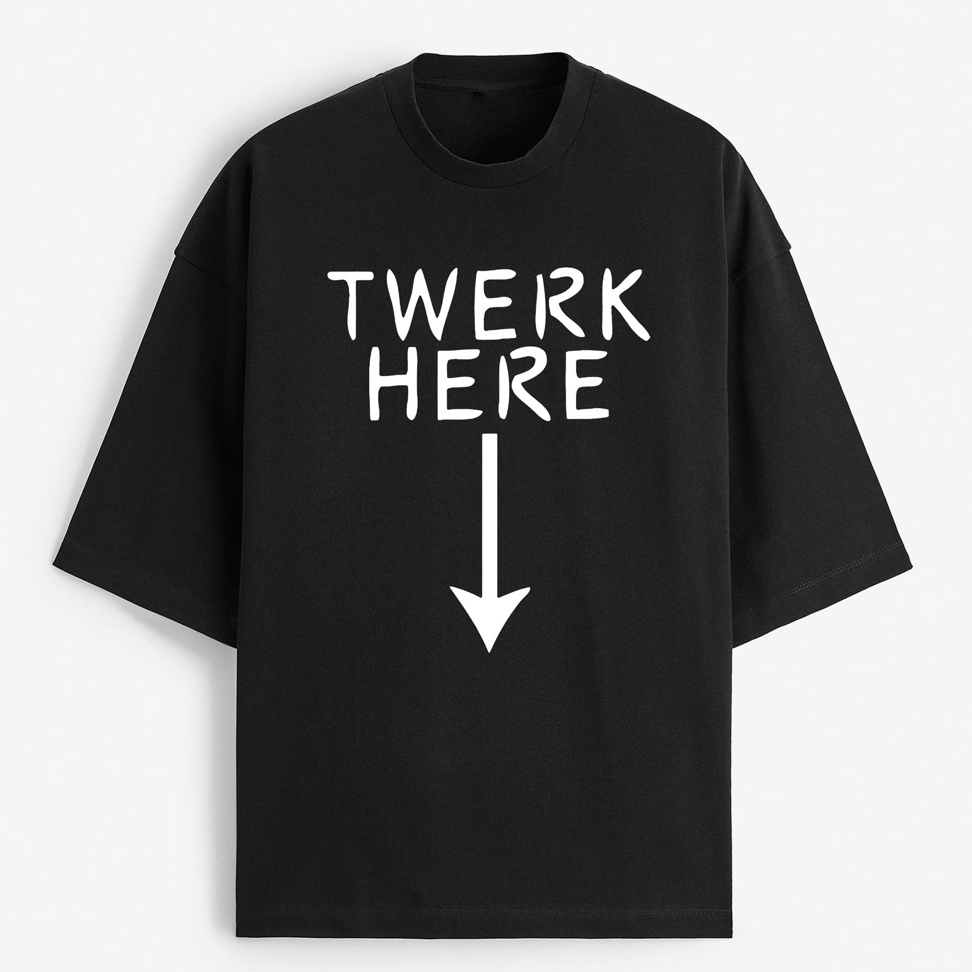 "Twerk Here" Oversize T-Shirt - USA