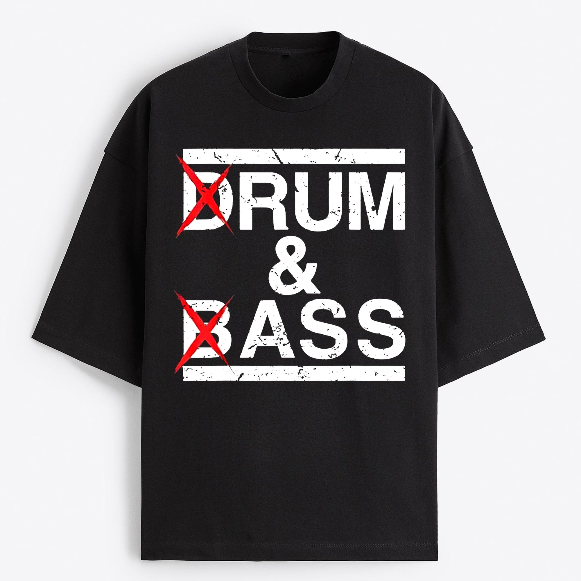 "Drum and Bass" Oversize T-Shirt - USA