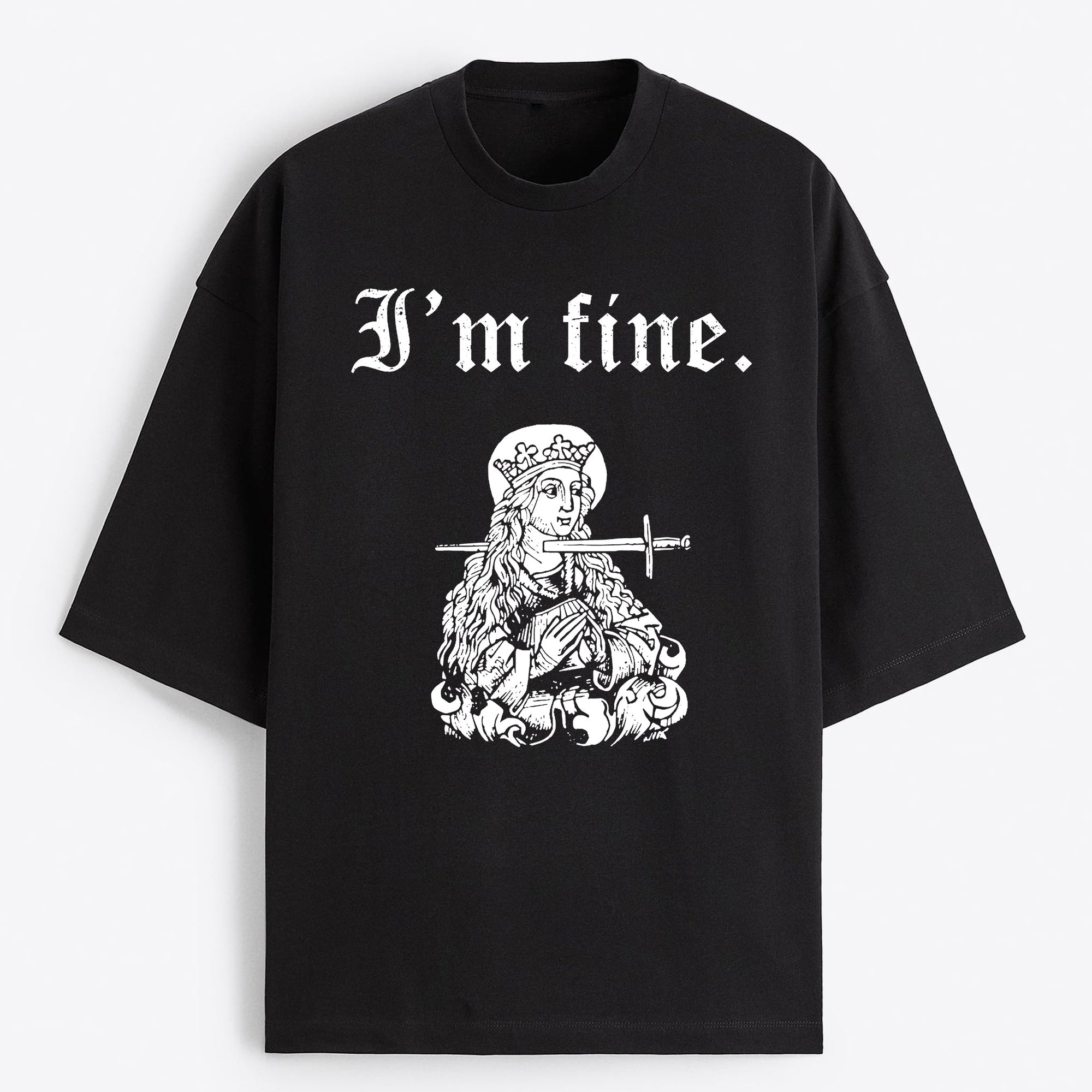 "I'm Fine" Oversize T-Shirt - USA