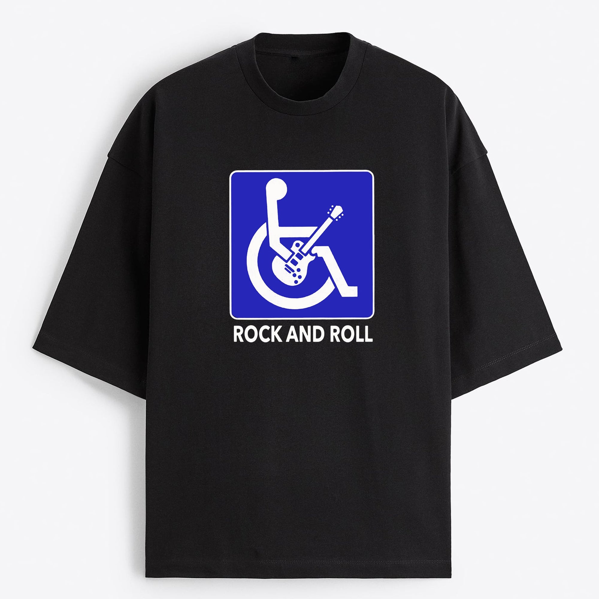 "Rock And Roll" Oversize T-Shirt - USA