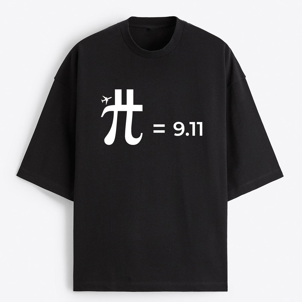 "Pi Number" Oversized T-Shirt - USA