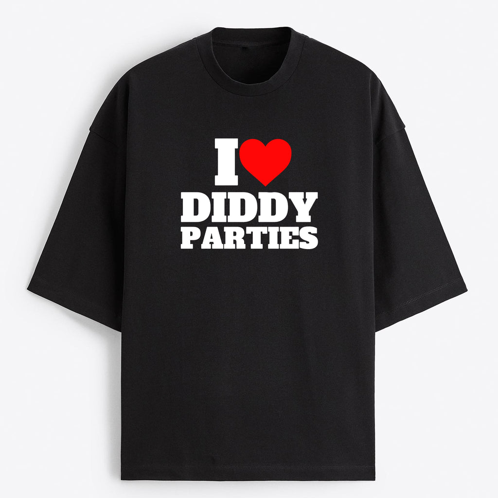 "Diddy Parties" Oversize T-Shirt - USA