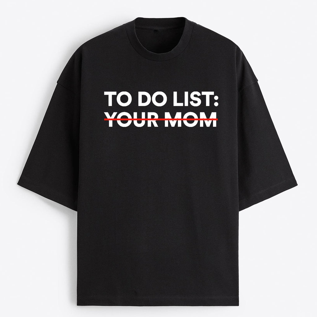"To Do List" Oversize T-Shirt - USA