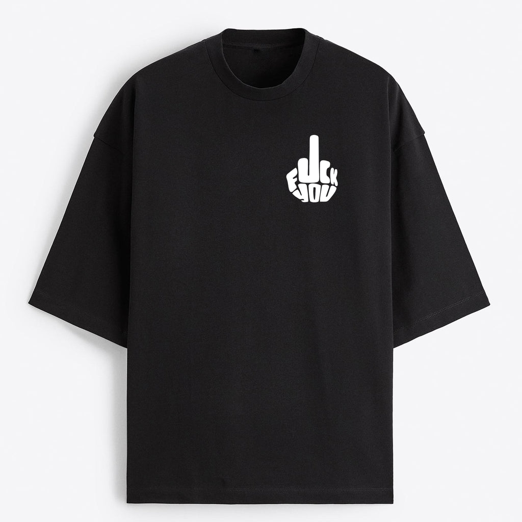 "Minimalist F*ck You" Oversize T-Shirt - USA