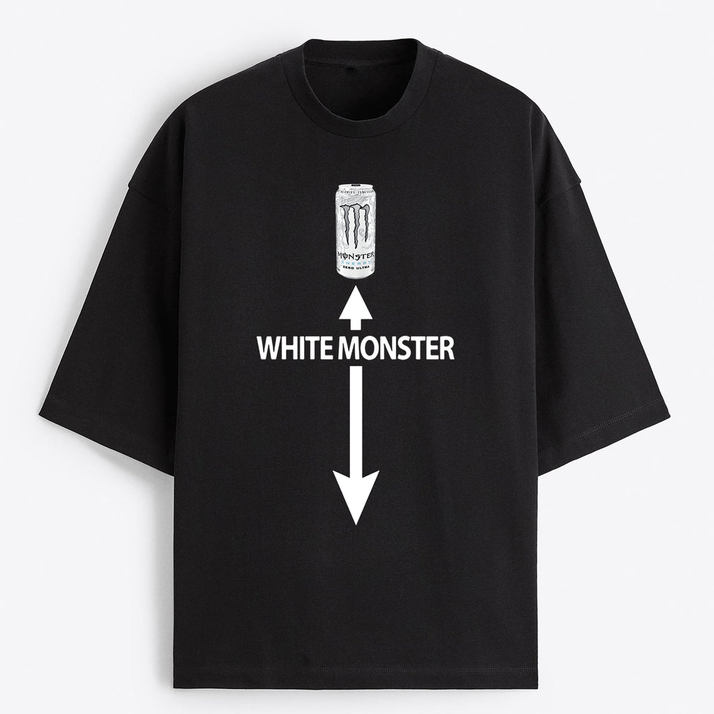 "White Monster" Oversize T-Shirt - USA