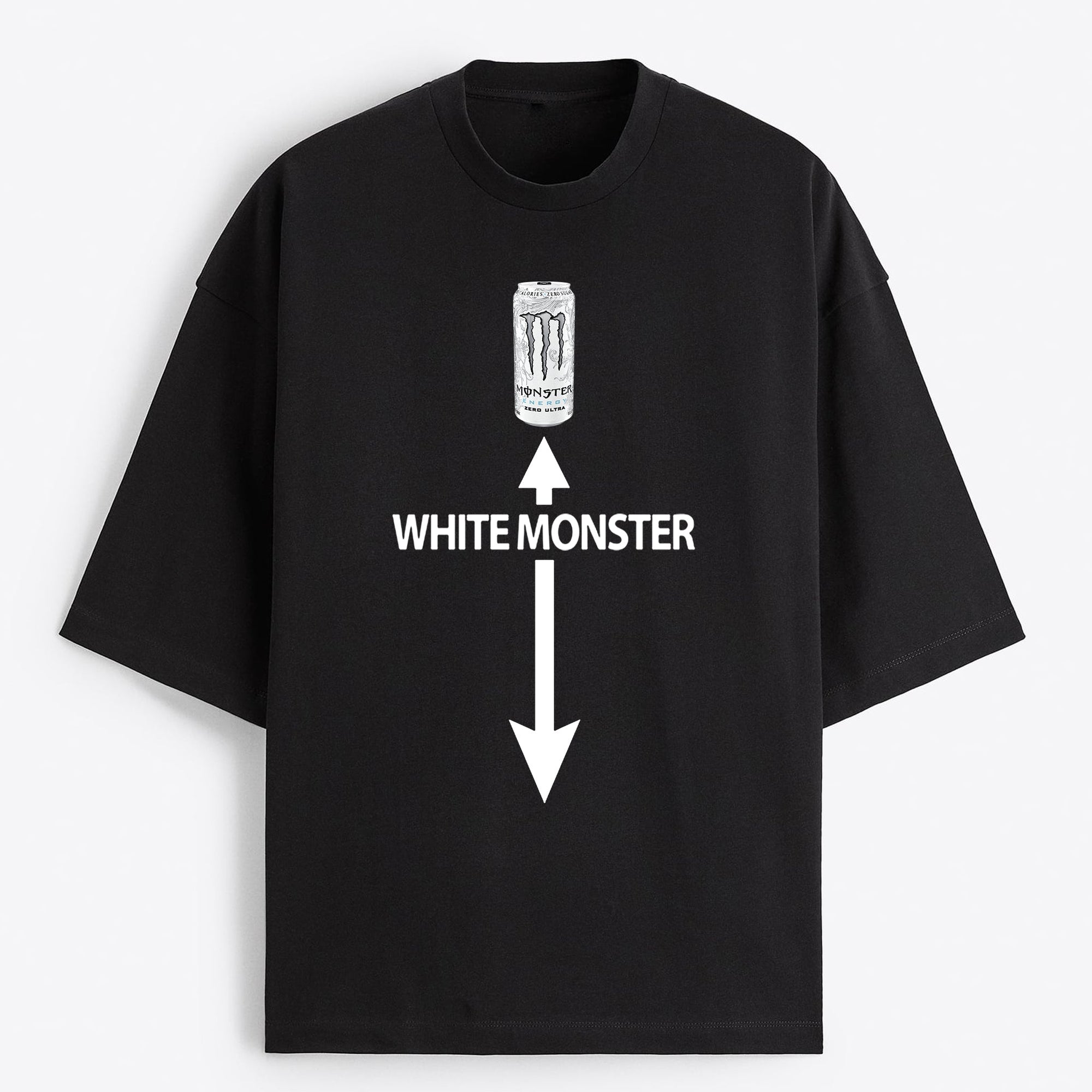 "White Monster" Oversize T-Shirt - USA