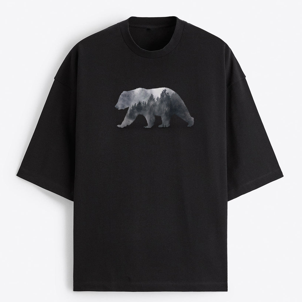"Nature Bear" Oversize T-Shirt - USA
