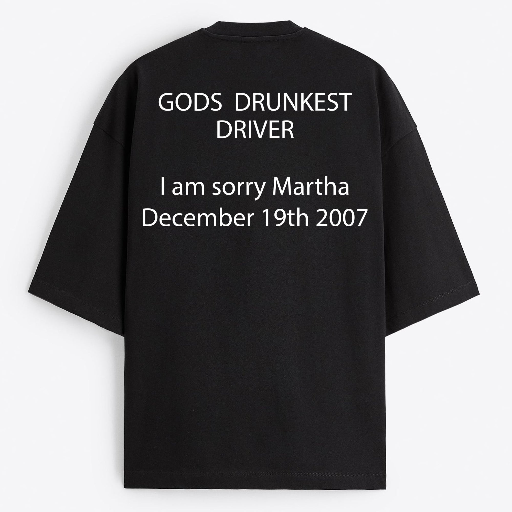 "God Drunkest Driver" Oversize T-Shirt - USA