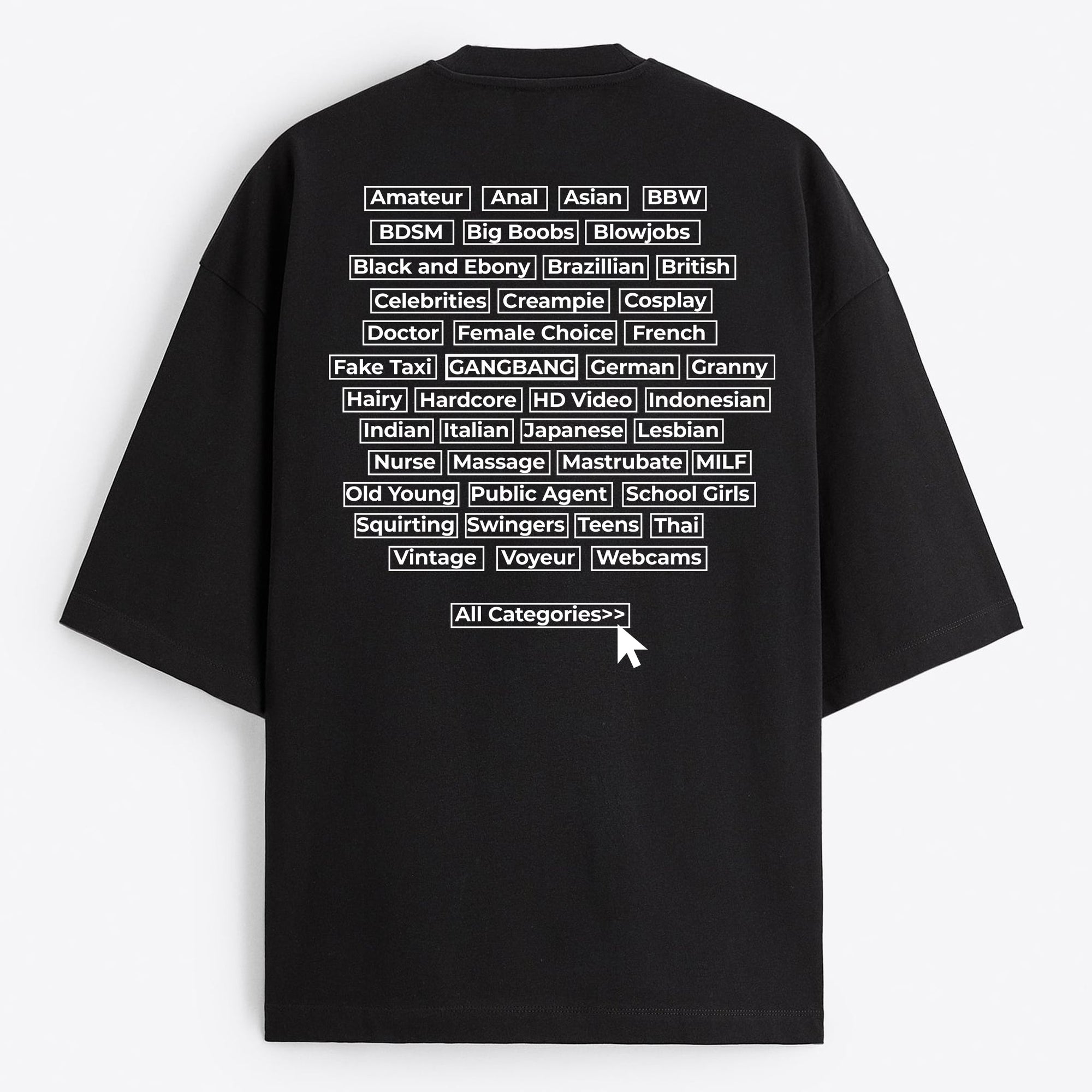 "Categories" Oversize T-Shirt - USA