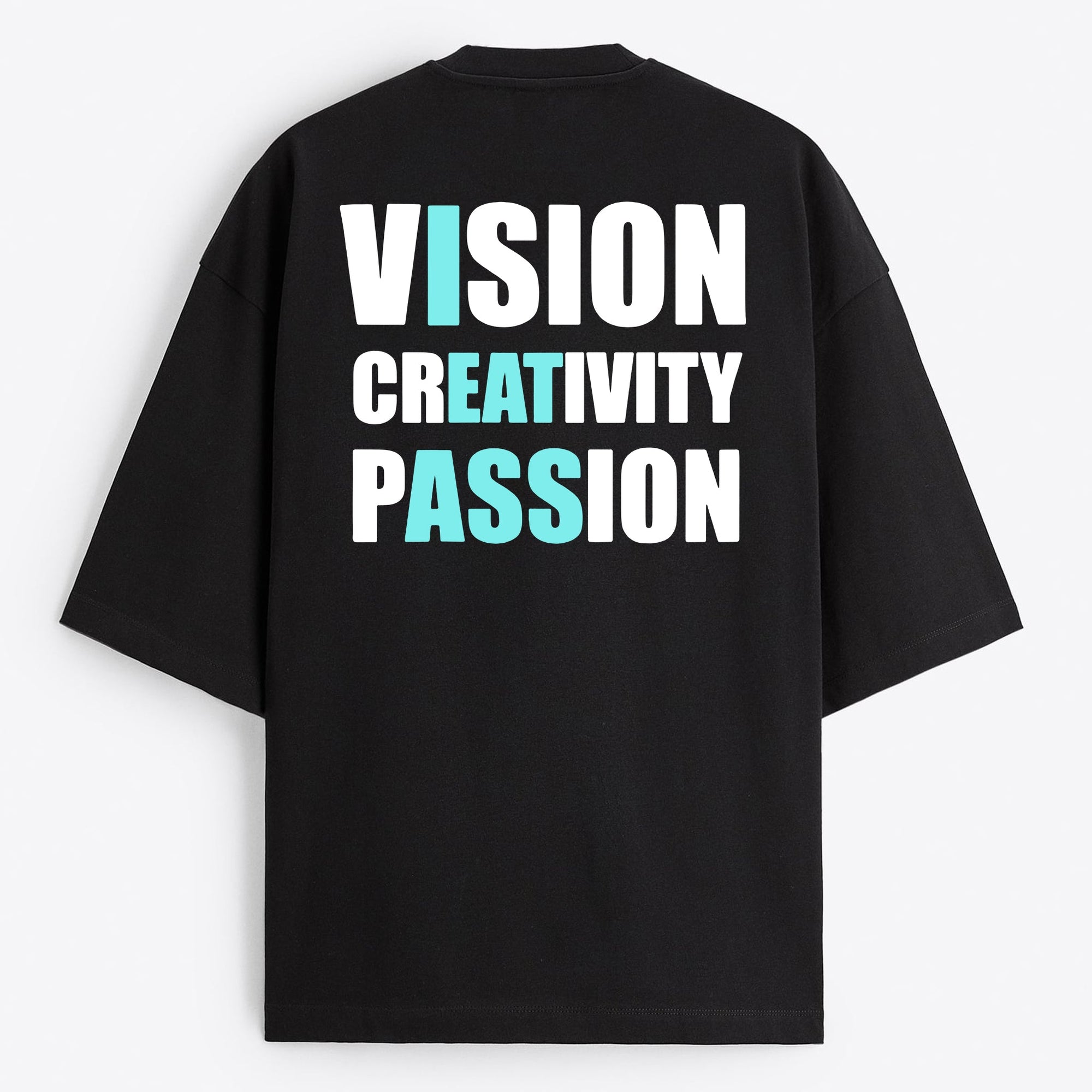 "Vision Creativity Passion" Oversize T-Shirt - USA