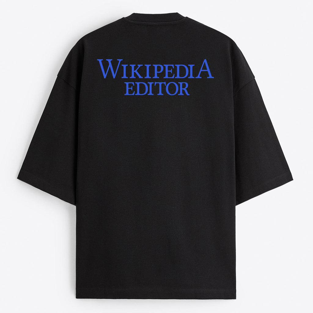 "Wikipedia Editor" Oversize T-Shirt - USA