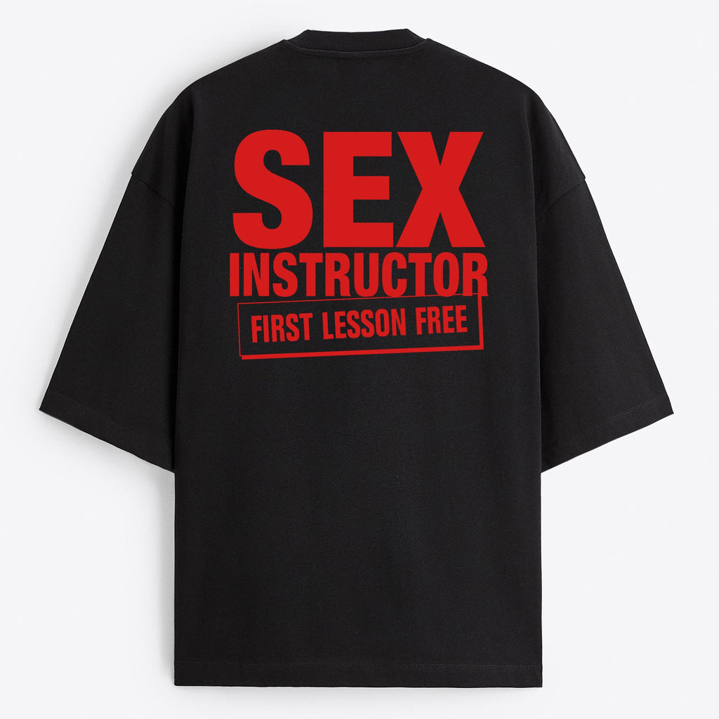 "Sex Instructor" Oversize T-Shirt - USA